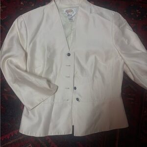 Talbots Cream Women's Blazer